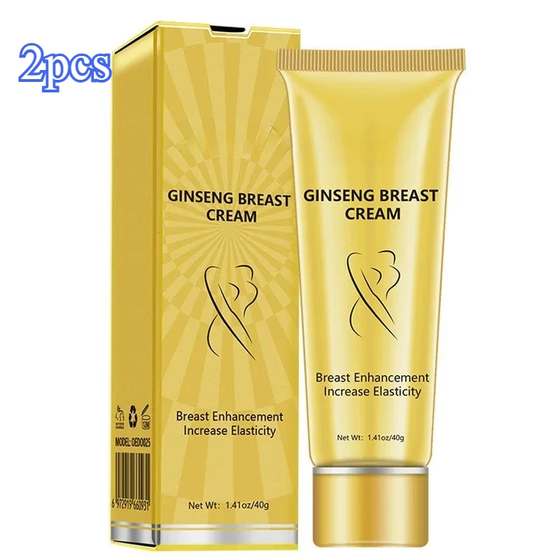 2pcs 40g Breast Enlargement Cream Effective Full Elasticity Breast Enhancer Increase Tightness Bust Cream Breast Care Ginseng