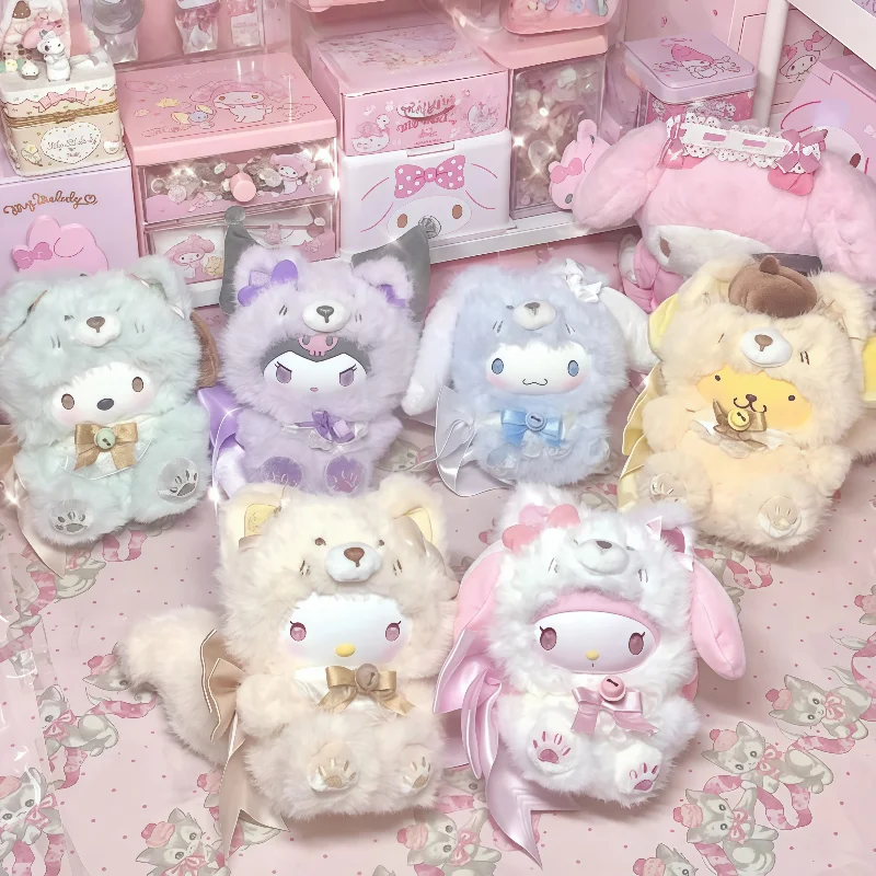 

Новый оригинальный персонаж Sanrio Fox Island Series слепая коробка Kawaii пушистая эфирная подвеска в стиле мечты Mystery Box специальный подарок