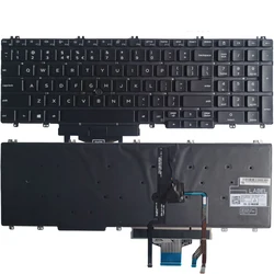 Nuova tastiera francese/usa/spagnola per Dell Precision 3500 3501 3540 3541 Latitude 5500 5501 5510 5511 0 m25nk 0XPYPV con retroilluminazione