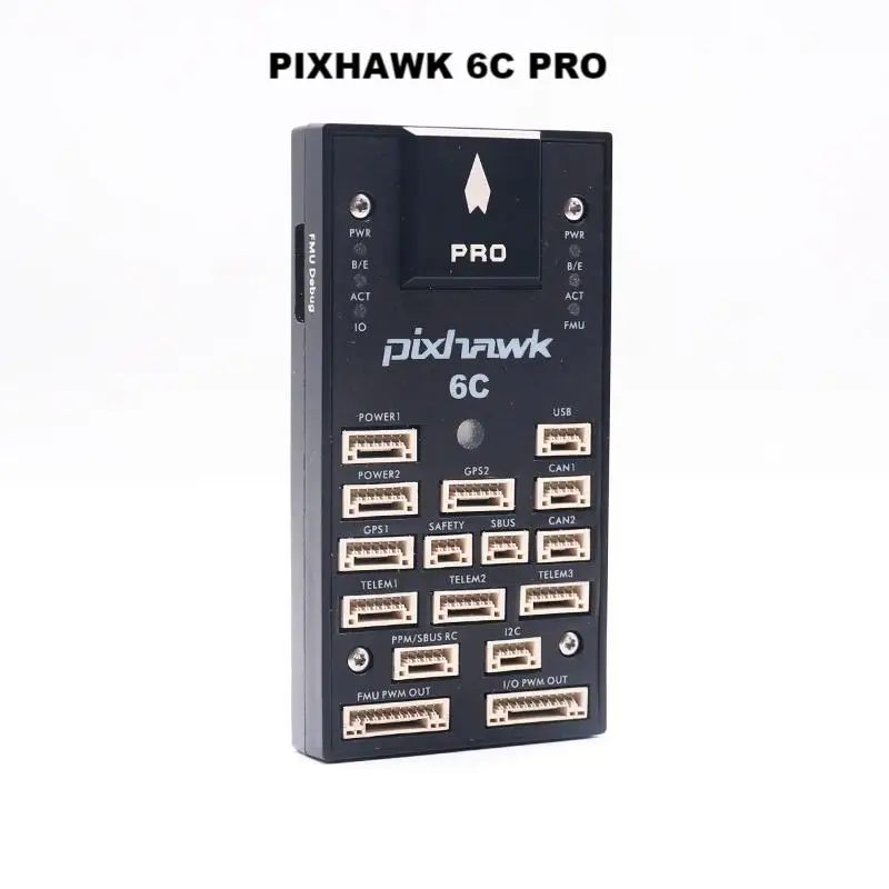 PIXHAWK 6C PRO FMUV6C Ardupilot PX4 32 bitowy Autopilot kontroler lotu z wbudowanym brzęczykiem 4G SD I2C RGB LED M8N GPS