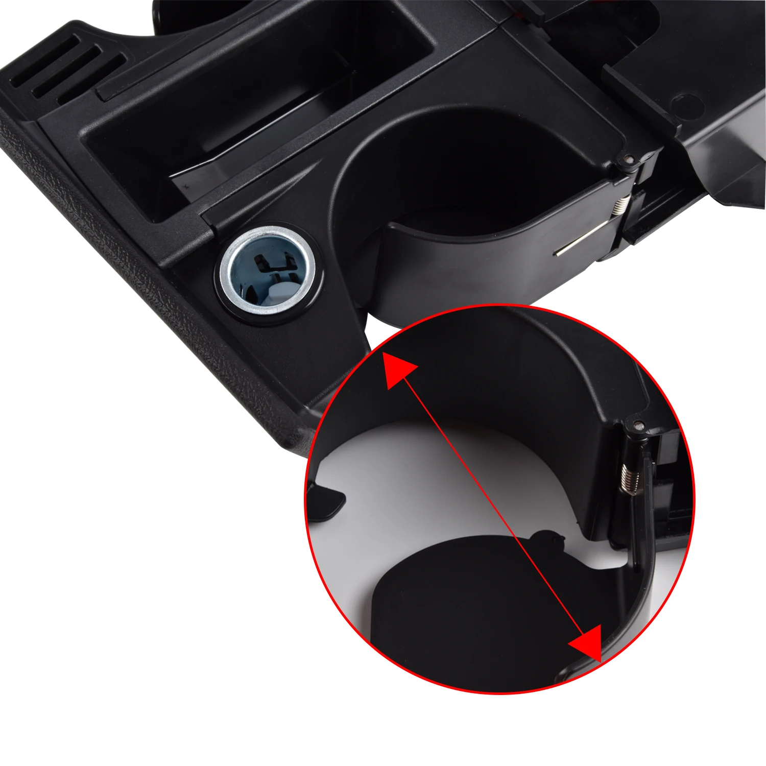 For VW T5 Car Front Drink Water Cup Drink Holder Cup Holder Stand Cup Coin Holder Black RHD Transporter Ashtray7H285860130T