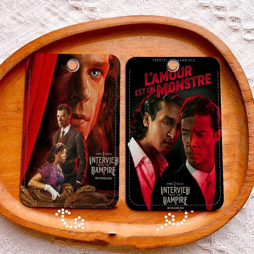 Interview With The Vampire Badge Holder Keychain For Bank Business Work Card Holder Student Card Protective Case Bus Card