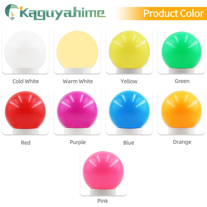 Kaguyahime 5pcs USB Plug LED Lamp Night Light Computer Mobile Power Charging  Nine Colors LED Reading Light Small Round Light