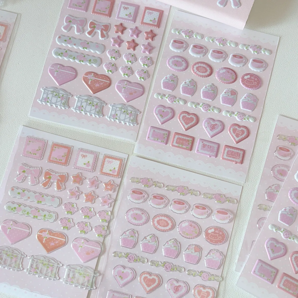 1 Stück Niedliche DIY Scrapbook-Aufkleber Konfetti Kpop Fotokarten-Sticker Handy-Kamera Dekorative Aufkleber