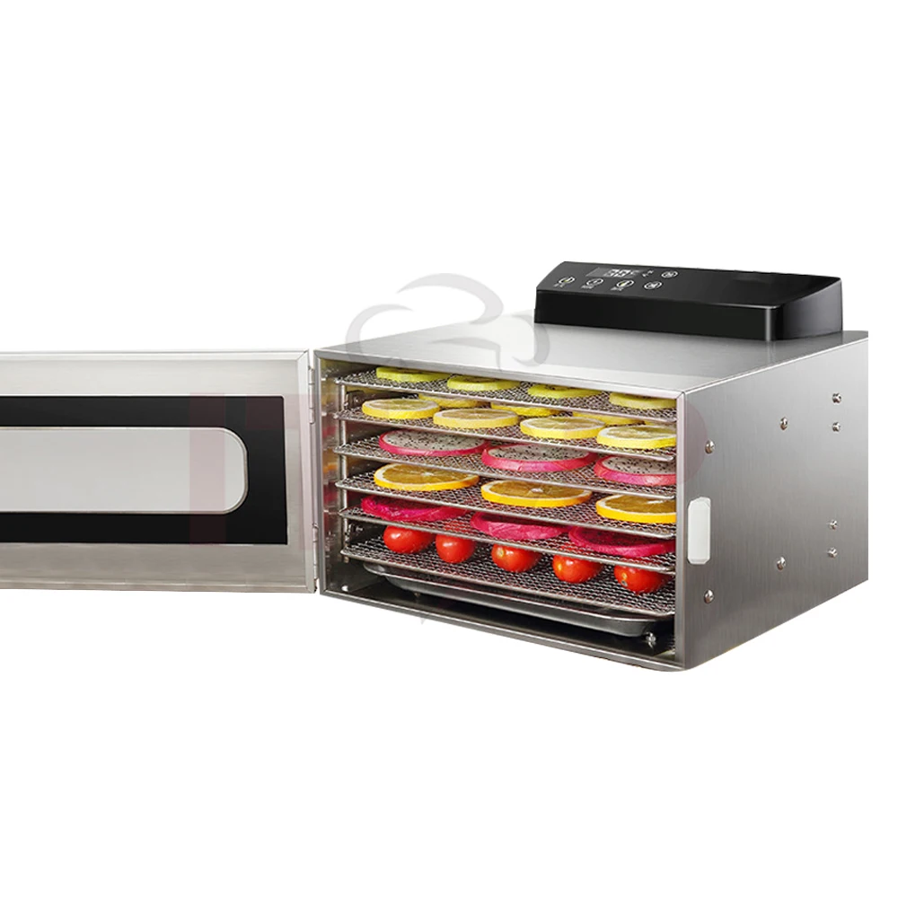 Deshidratador De Alimentos automático 400W Deshidratador De Alimentos 17L Secador De Alimentos directo De fábrica 6 - 80 bandejas Máquina secadora De Frutas