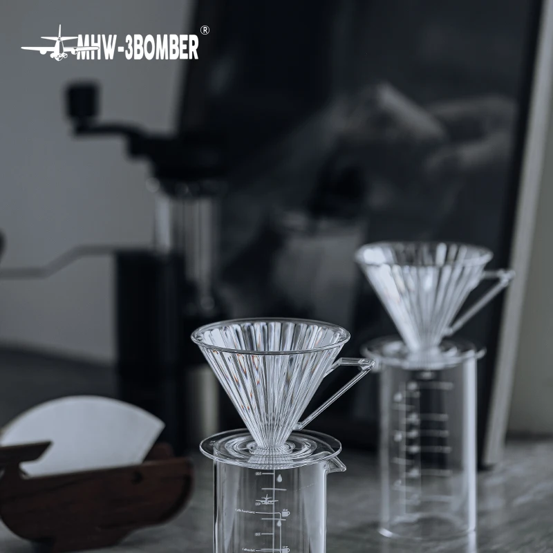 

MHW-3BOMBER Elf Dripper PC Coffee Filter 1-4 Cup Professional Home Barista Espresso Filters Chic Cafe Bar Accessories