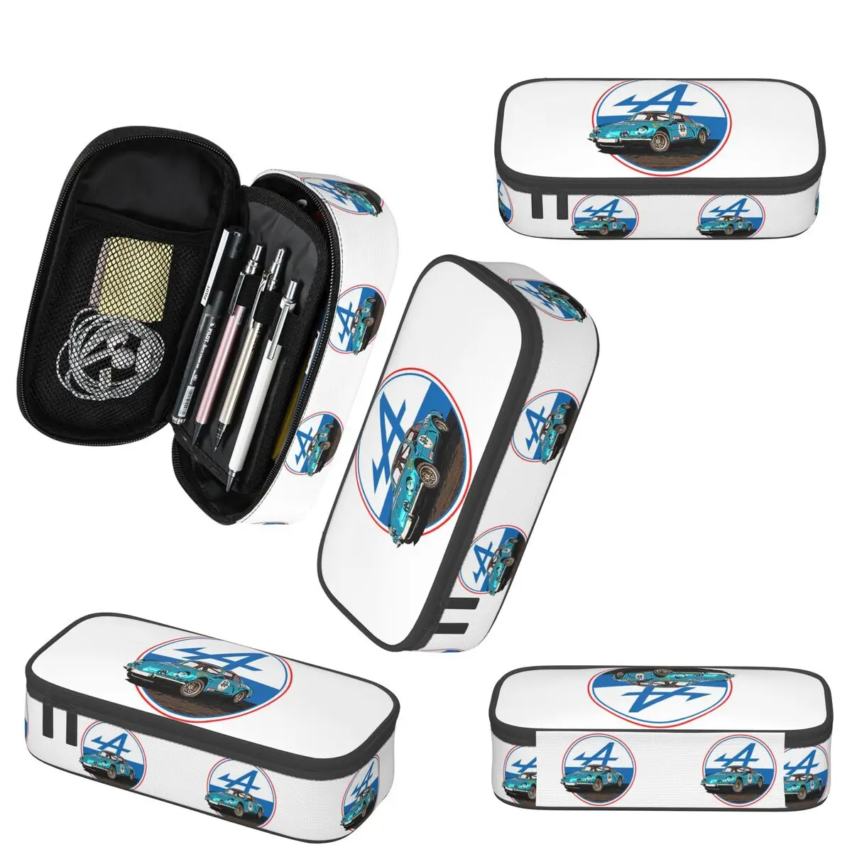 Legend Renault Alpine A110 Berlinette Astuccio per matite per ragazzi e ragazze Regali Astuccio per penne Astuccio per matite Forniture di cancelleria Astuccio portapenne
