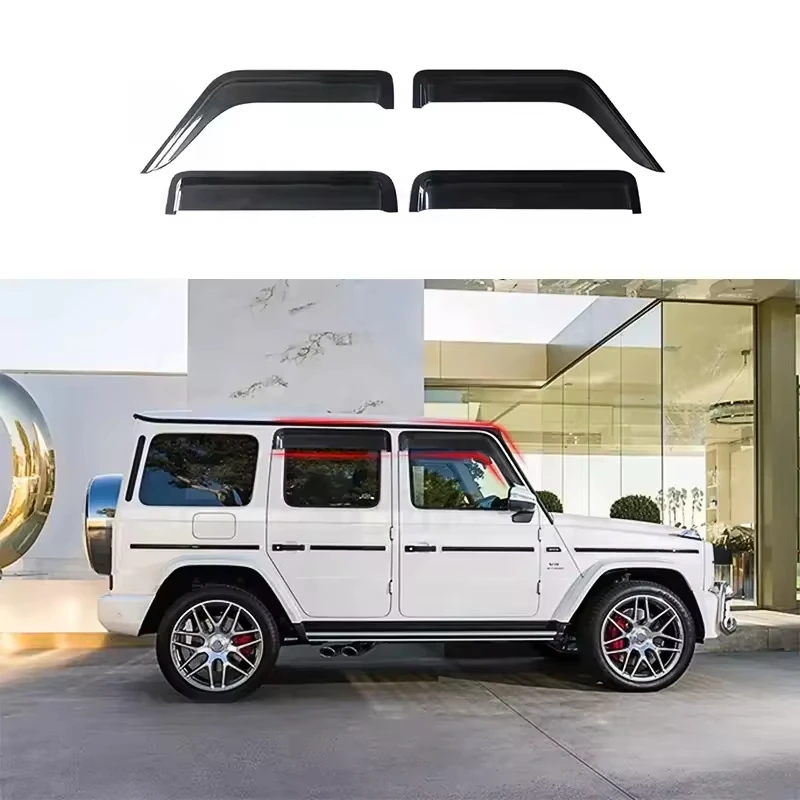 Wholesale 4-piece rainproof windproof car door side window sun visor rain shield guard for class W464