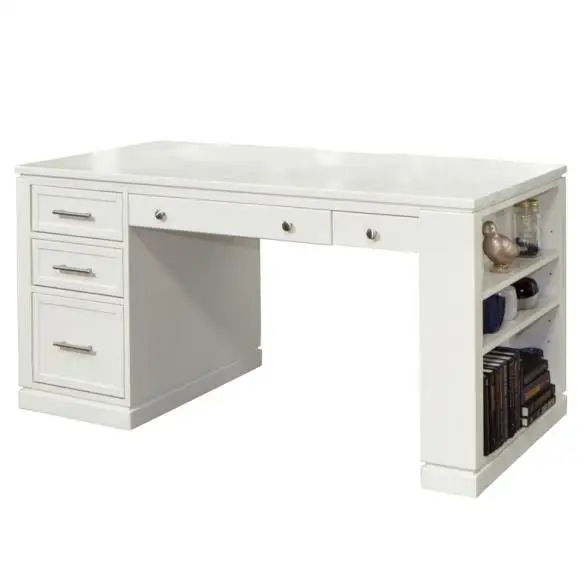 

Wooden computer and study table with cupboard storage and display organizer student table