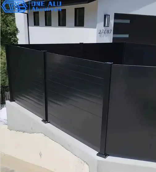 Rust Resistant Aluminum Fence Panels Outdoor Waterproof Powder Coated Easy Installation Weather Resistant Residential Commercial