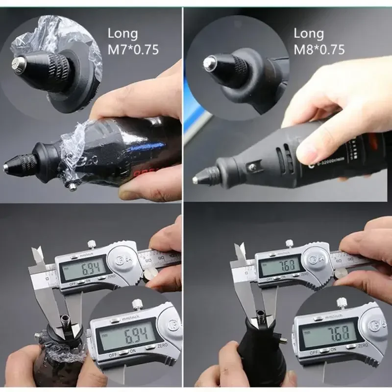 Mini Multi Snelspanboorhouder Quick Change Universele Chuck Vervanging voor Dremel Rotary Tools