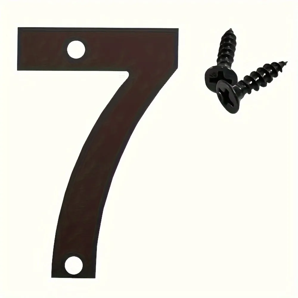 Brand Modern Metal Floating House Numbers 3.54 Inch Detachable Easy Install Mailbox Decor 0-9