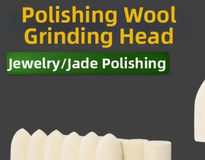

12 шт., набор шлифовальных головок для полировки шерстяного фетра с хвостовиком 2,35 мм для дрели Dremel, электроинструмент, детали электроинструмента
