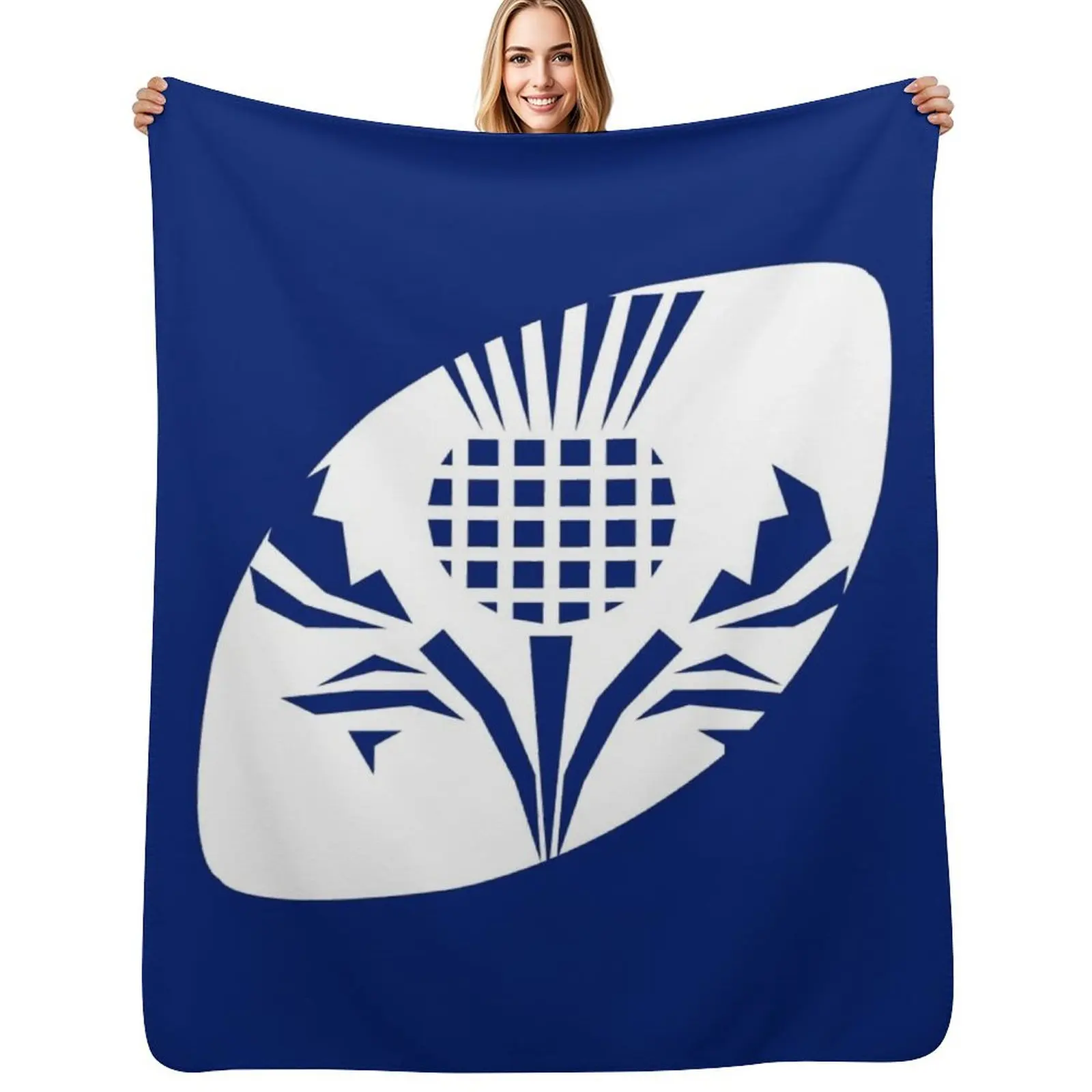 

Rugby Scotland Throw Blanket Thermal Custom Blankets