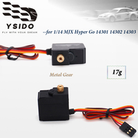 17g Digital Servos with Metal Gears for 1/14 MJX Hyper Go 14301 14302 14303 16207 16208 16210 H16H H16E RC Cars Upgraded Parts