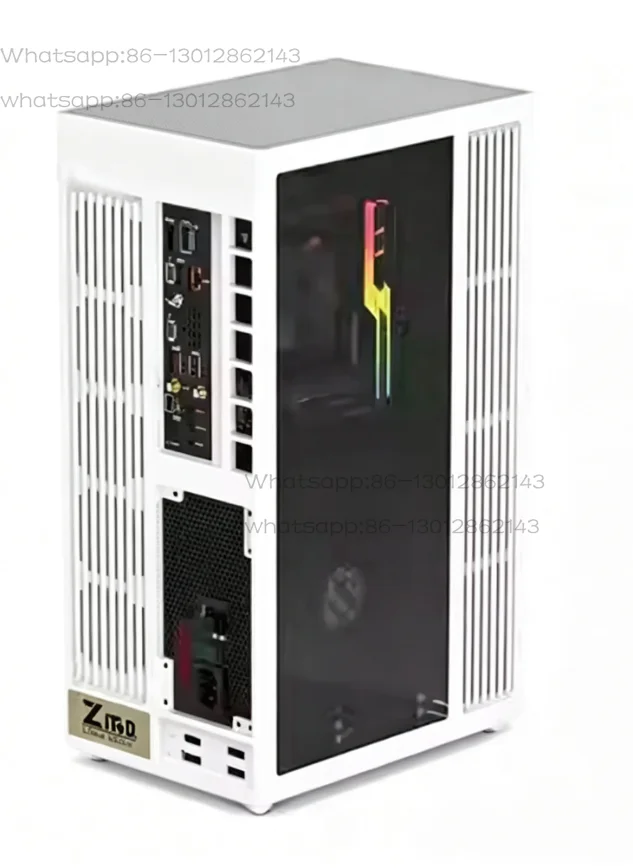 LS-360 V2 Water-Cooled Vertical ITX Chassis Single Display Support 40 Series Graphics Card ATX Power Supply