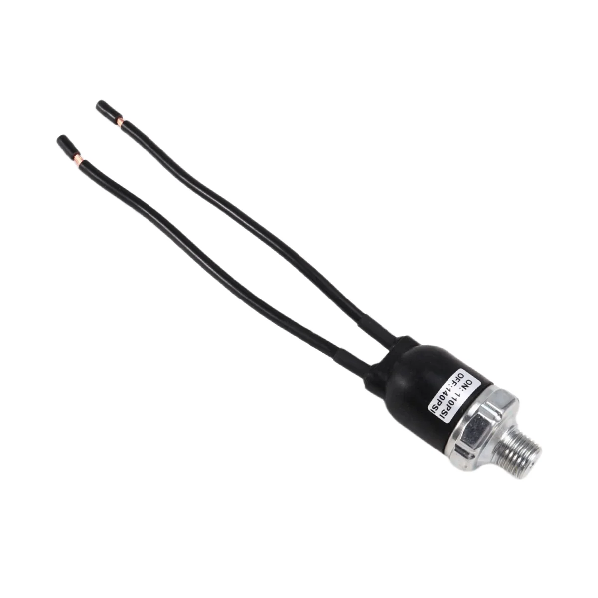 BAAQ Air Compressor Pressure Switch with 12AWG Wires 12V 20A 1/4 NPT, 110-140PSI