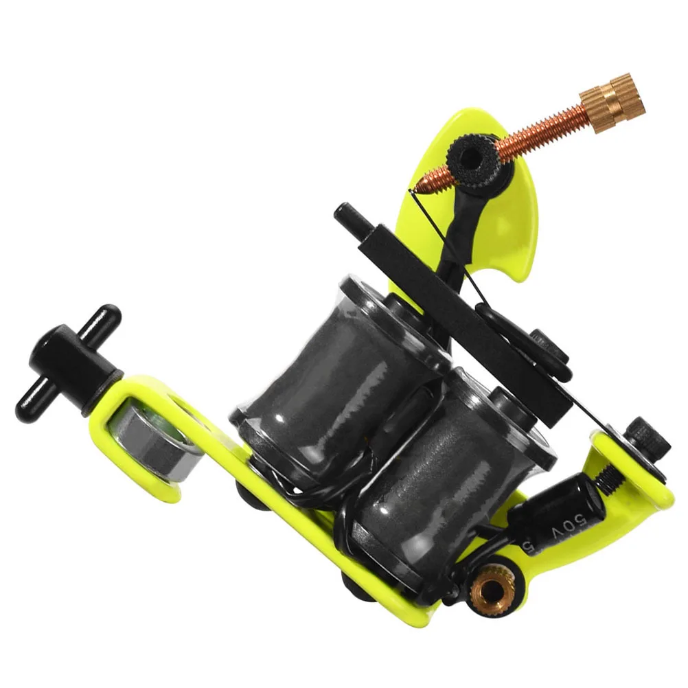 Máquina de bobina de tatuaje, marco de hierro galvanizado, bobinado de alambre de precisión, herramienta de revestimiento estable, suministros de tatuaje, dispositivo, suministros de tatuajes