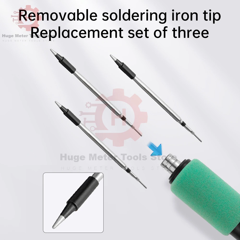 DC5V USB Soldering Iron Tool Pen Set Without Cable  Portable Household Type-C Interface 900mAh Battery Adjustable Temperature