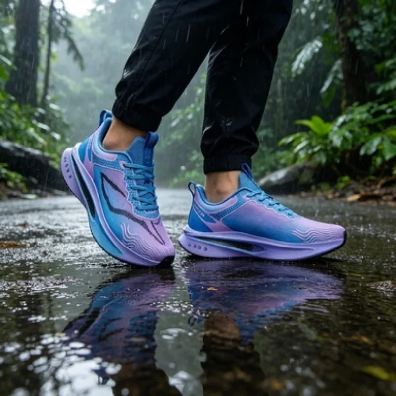 

Running Shoes Carbon Board Speciality Marathon Men Sports Breathable Lightweight Women's Comfortable Athletic Nonskid Sneakers