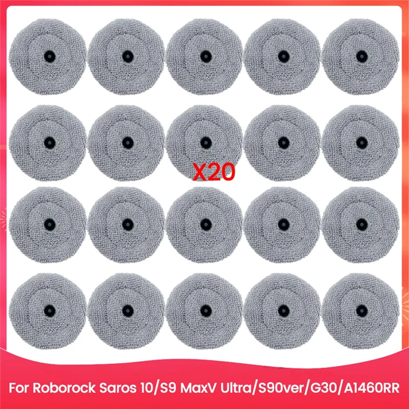 Promocja! Ścierka do mopa do Roborock Saros 10/S9 Maxv Ultra/S90ver/G30/A1460RR Części zamienne Wielorazowa Ściereczka do Mopa do Prania