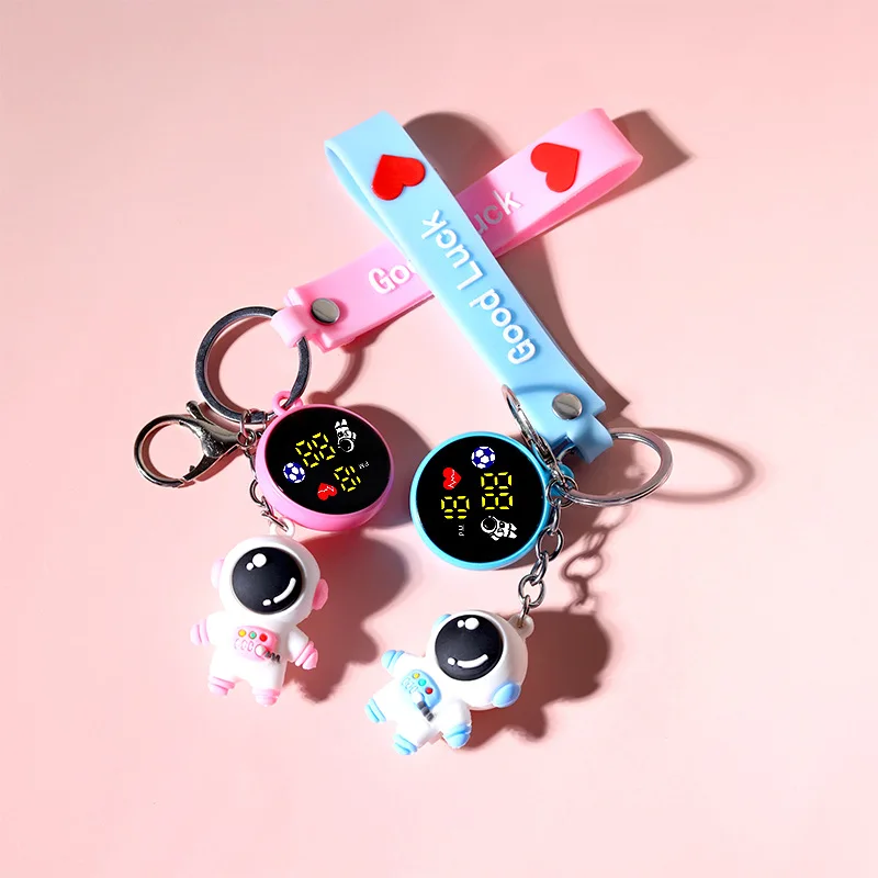 New Personality Creative Couple Pendant Watch Cute Student Children's Schoolbag Key Chain Pendant Electronic Watches