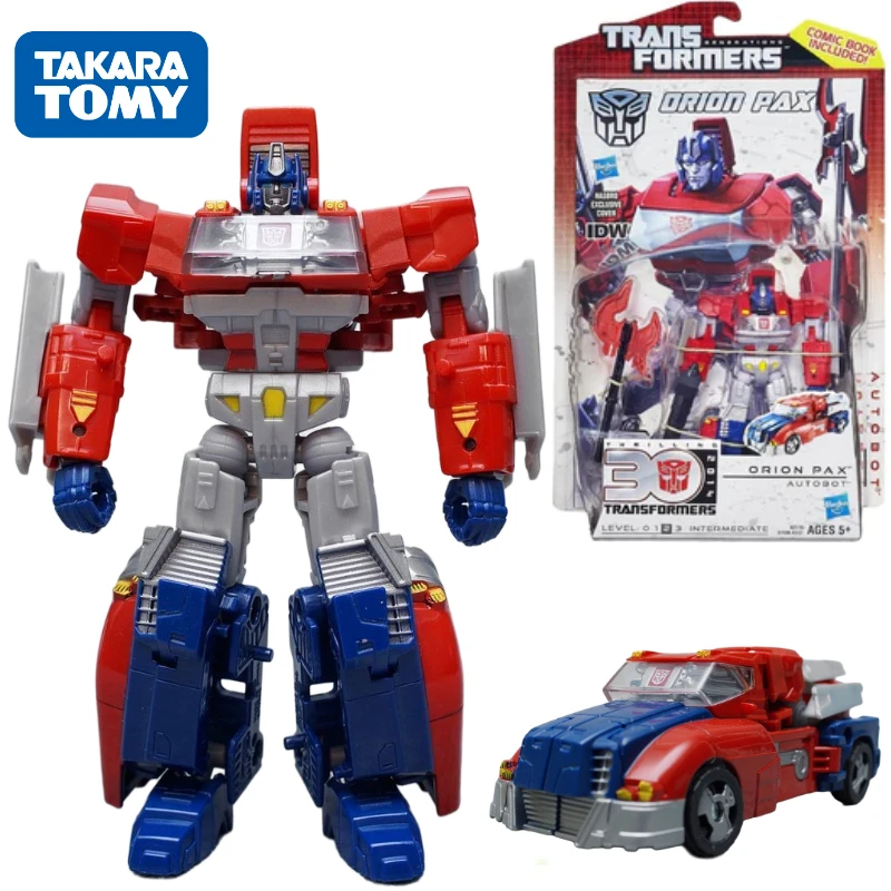 In Stock Takara Tomy Transformers G Series 30th Anniversary D-Class Orion Pax Robot Anime Action Model Toys Gift