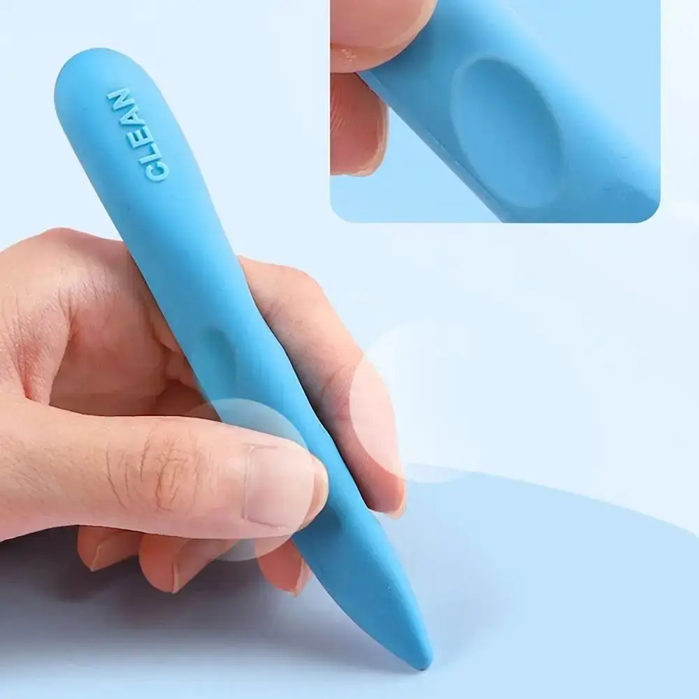 3PCS/Box Double Head Hole Eraser Large Size Posture Correction Pencil Eraser Durable Kawaii Traceless Eraser Children Gift