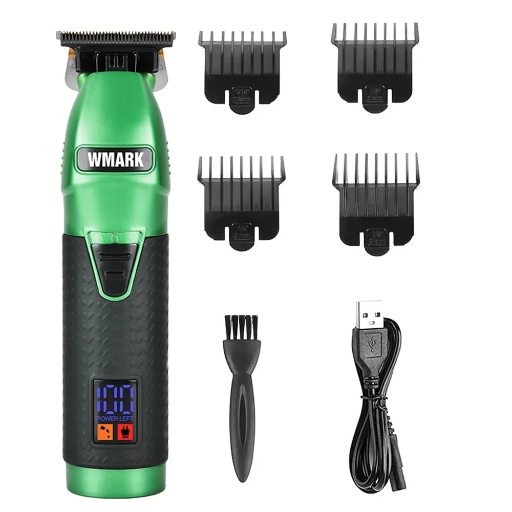 WMARKNG-318 Oil head engraving fader LCD professional hair clipper