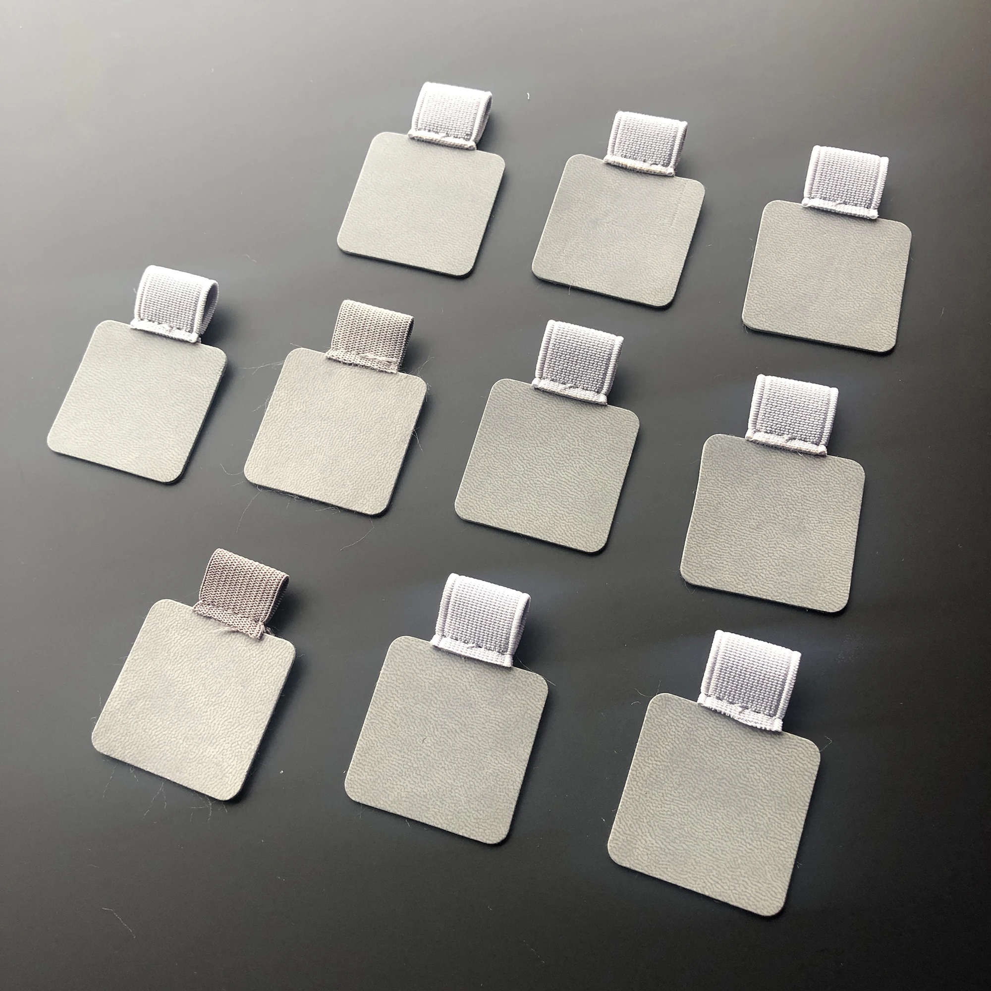 10er-Pack elastische Stiftschlaufenhalter, selbstklebender PU-Leder-Clip-Bleistift für Notizbücher, Tagebücher, Planer – Detail 11