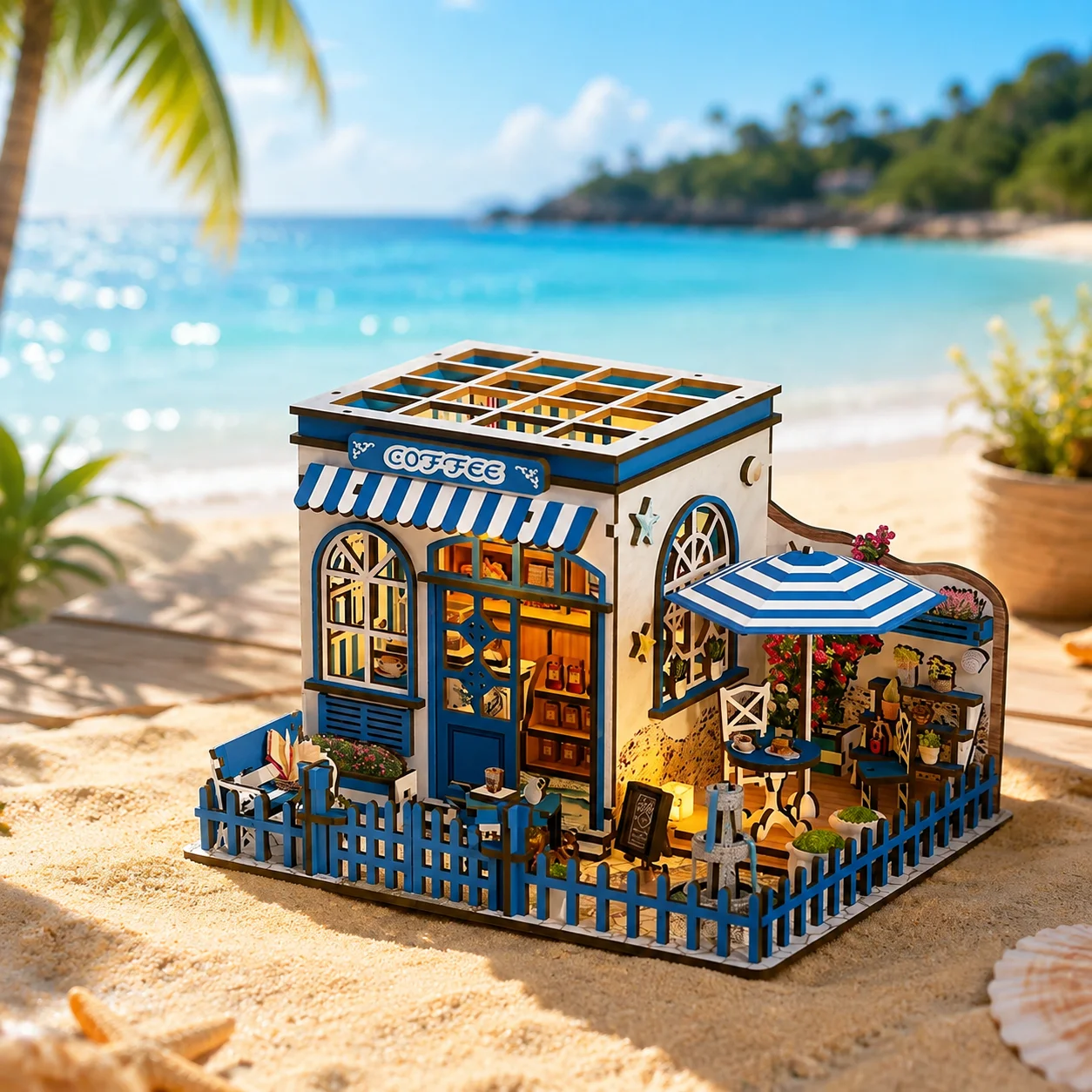DIY Book Nook Miniature House Kit 3D Wooden 2 DIY Book Nook Miniature House Kit 3D Wooden