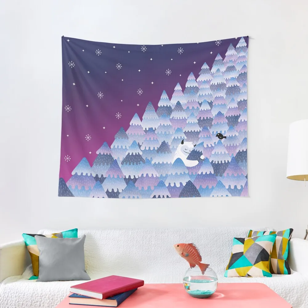 

Tree Hugger (Night version) Tapestry On The Wall Wall Hanging Tapestry