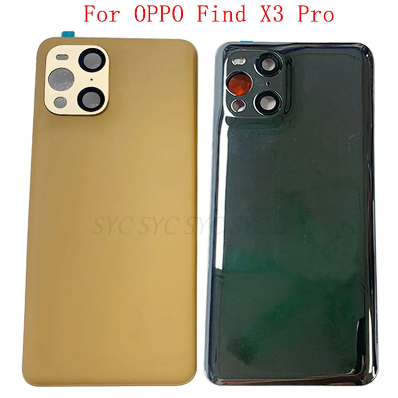 Battery Cover Rear Door Case Housing For OPPO Find X3 Pro Back Cover with Logo Repair Parts