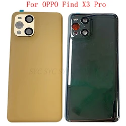 Battery Cover Rear Door Case Housing For OPPO Find X3 Pro Back Cover with Logo Repair Parts