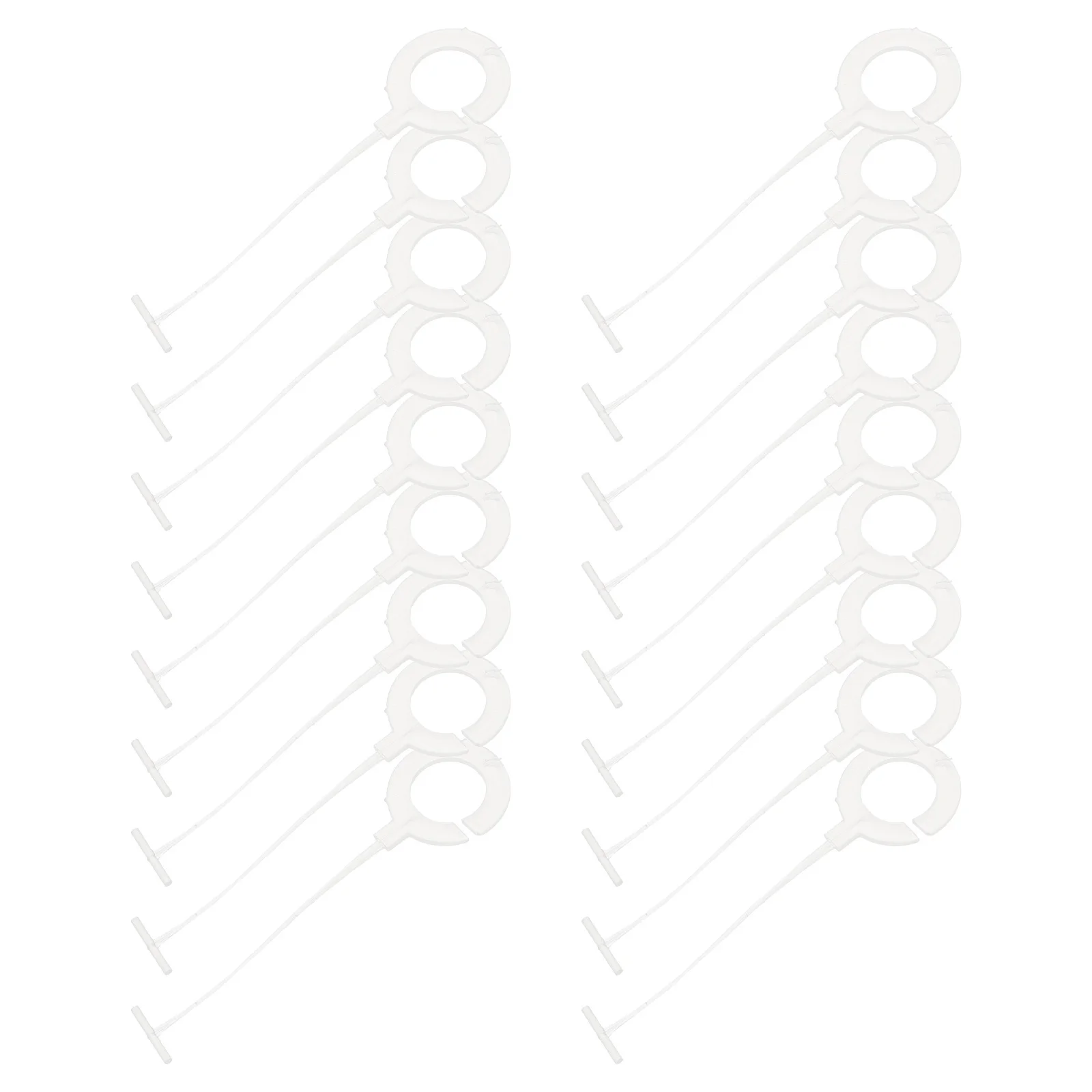 

5000 шт. креплений для ценников из полипропилена, петлевые замки для этикеток одежды, многофункциональные пластиковые защелки-пряжки для шнуров