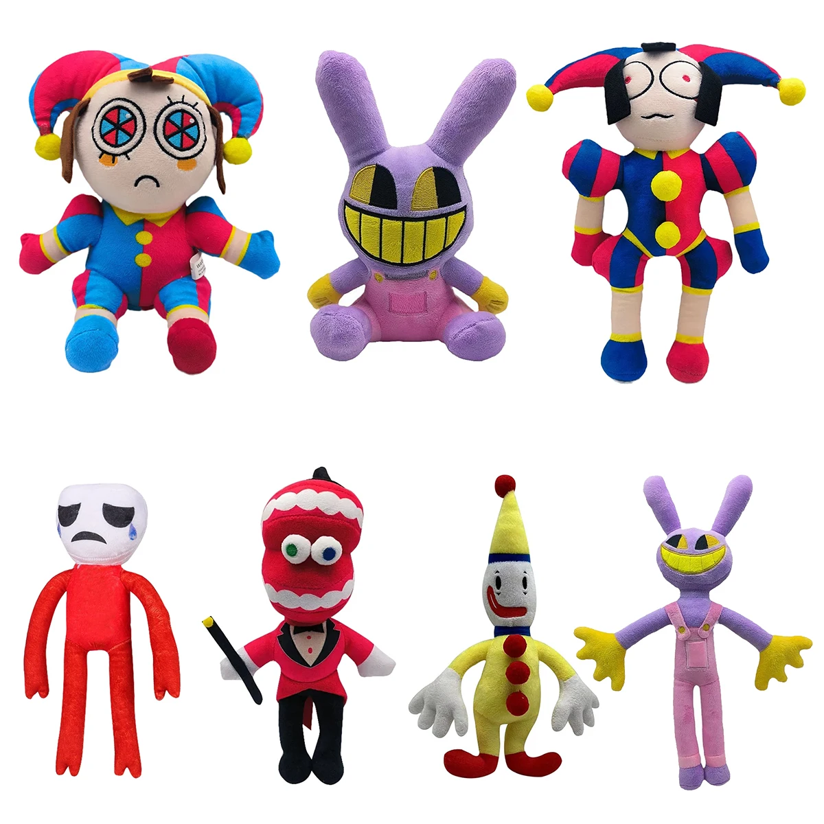 Popular Digital Circus Plush Toys Amazing Circus Clown Rabbit Plush Doll Cartoon Periphery Stuffed Toy Kid Adults Christmas Gift