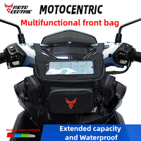 Motocentric Motorcycle Front Hanging Rainproof Navigation Expandable Touch Screen Waterproof Cycling Handlebar Storage Waist Bag