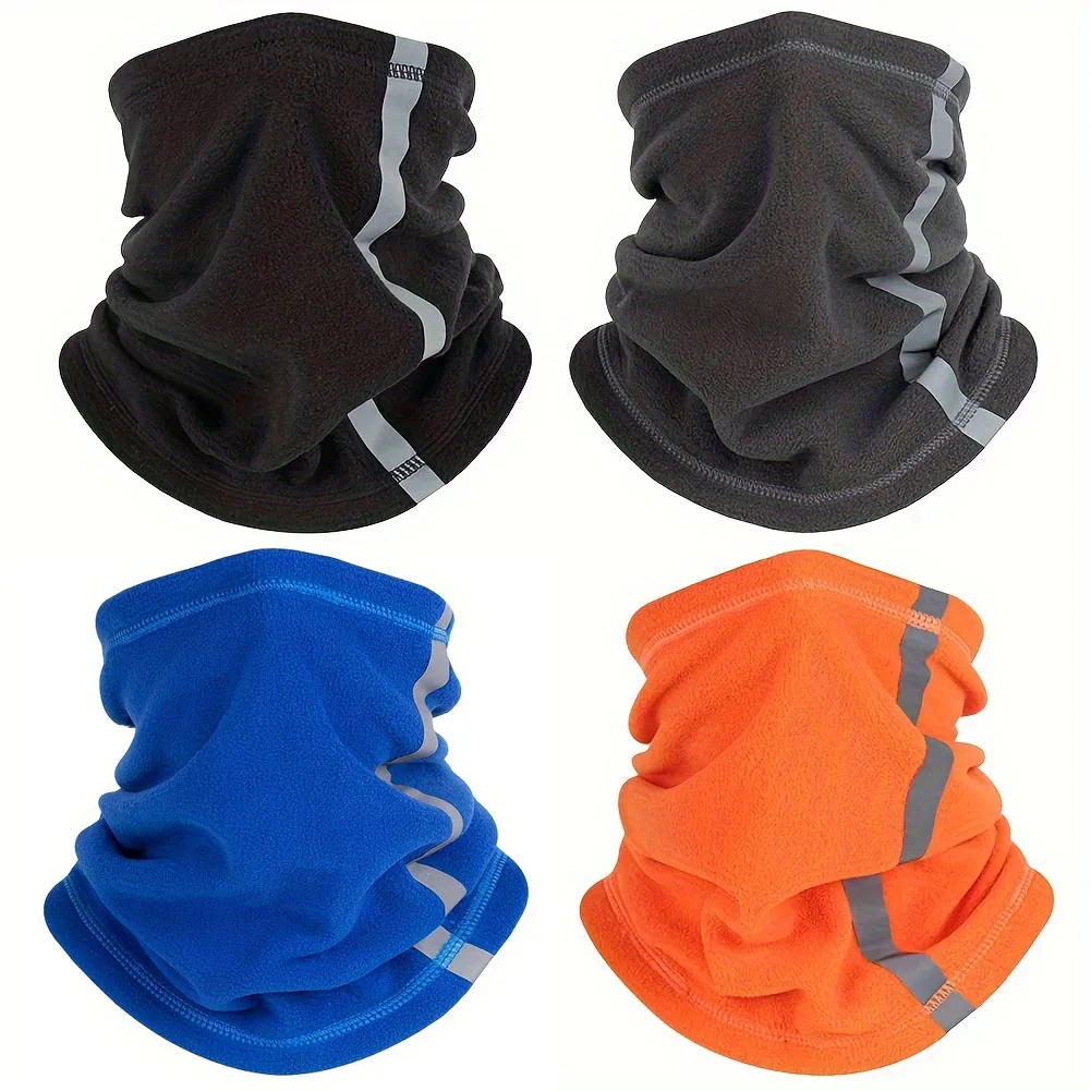 1PC Outdoor Winter Warm Fleece Neck Scarves Skiing Neck Cover Mask Motorcycle Half Face Mask Scarf Riding Biker Windproof