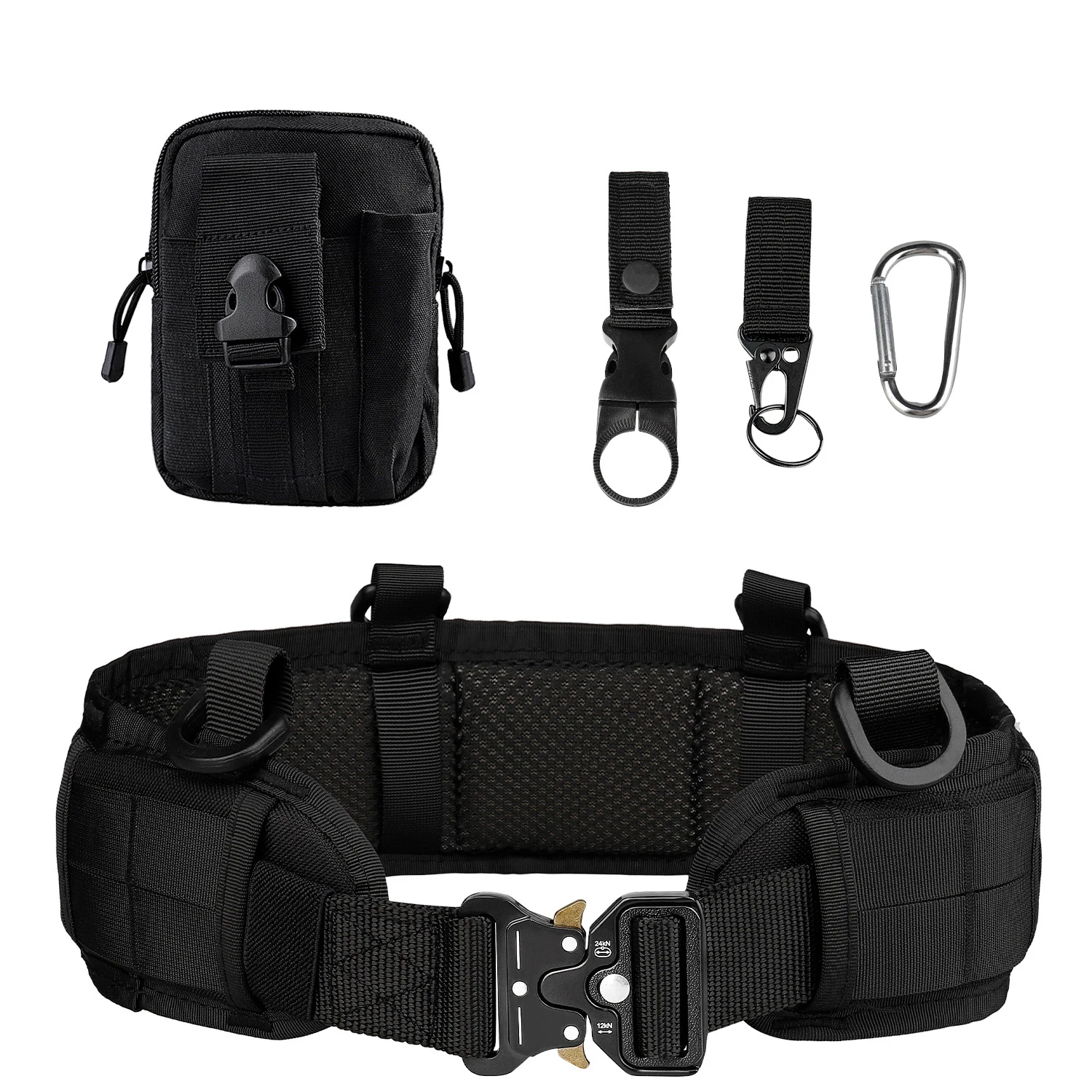 Multi Functionele Airsoft Tactische Riem Set Hoge Kwaliteit Legering Gesp Molle Nylon Special Forces Cambat Riem Cs Apparatuur AF019