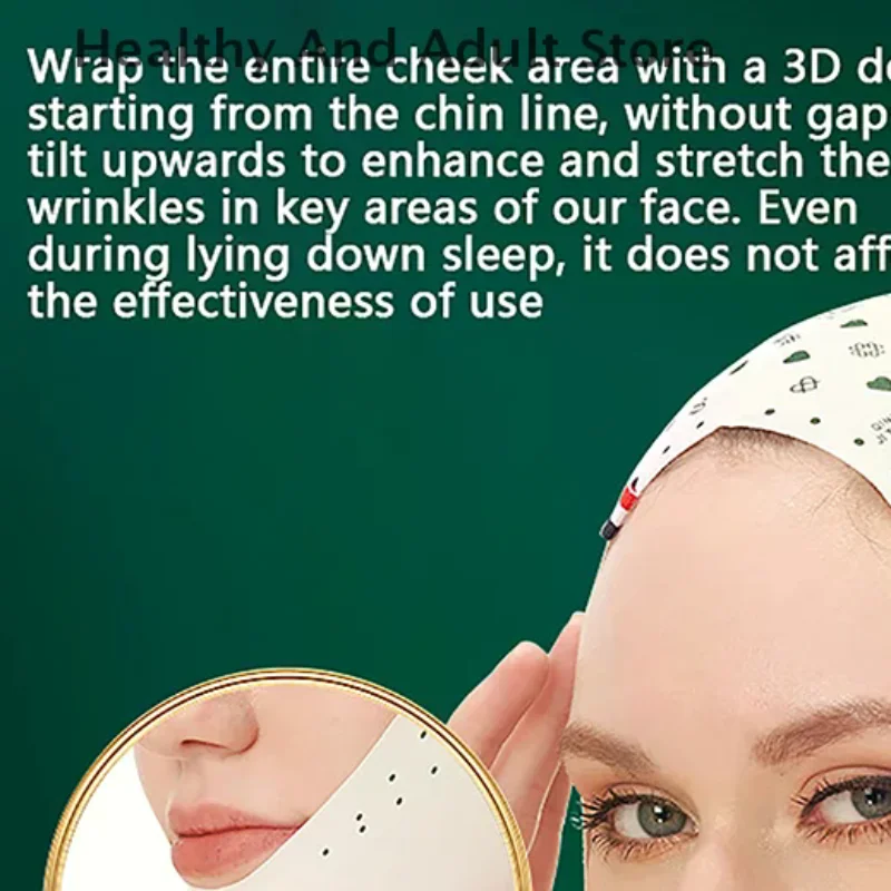 Cinturón adelgazante facial en V, vendaje para mejillas faciales, banda de elevación firme, correa antiarrugas