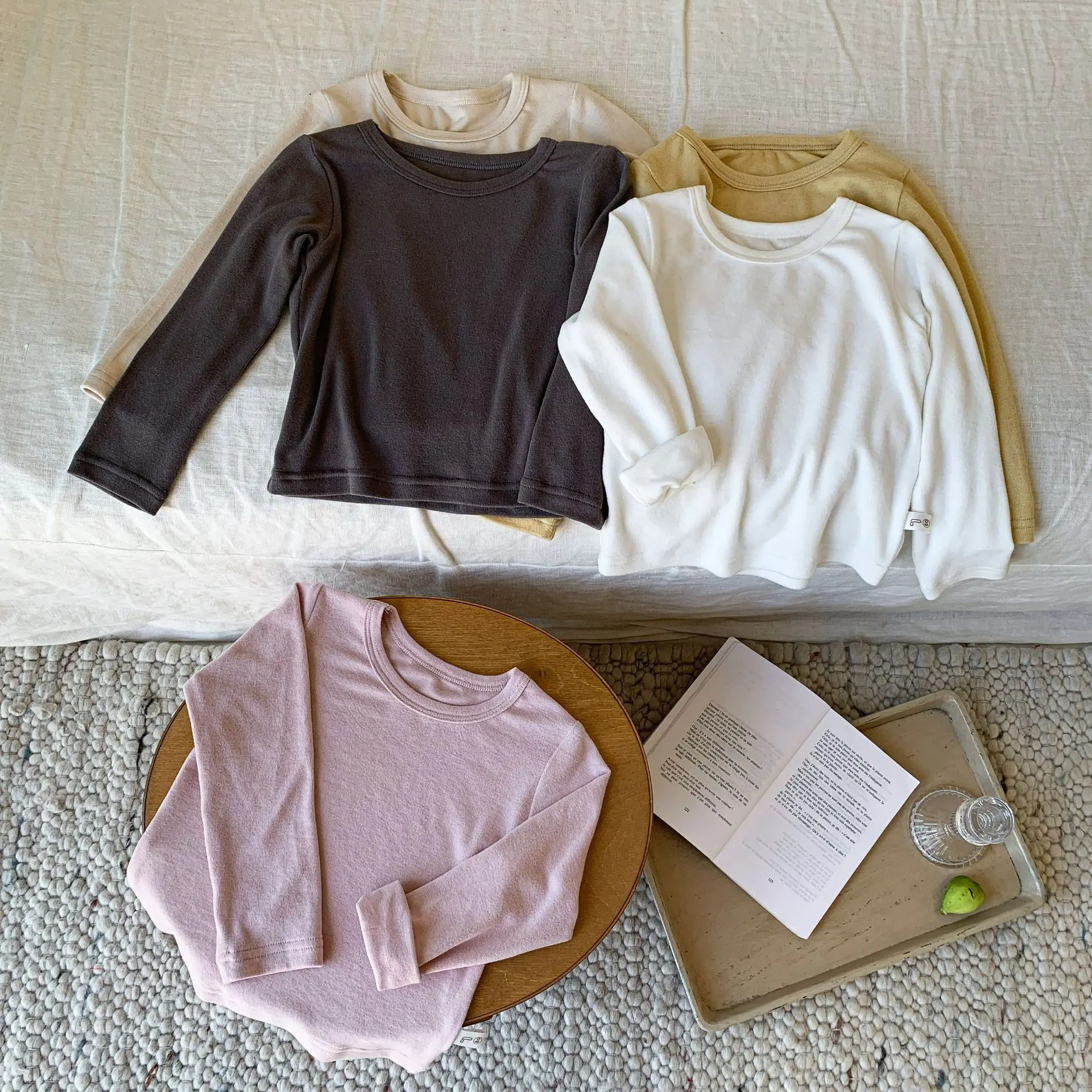 

Girls Long-sleeved T-shirt Autumn 2025 New Children's Foreign Style Bottoming Shirt Autumn Clothes Baby Girl Clothes