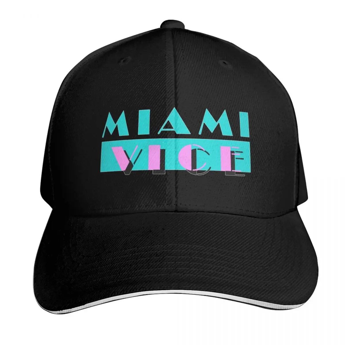 Miami Vice - Tv Shows - Side Baseball Cap Gentleman Hat New In The Hat custom Hat Mountaineering Women Hats Men's