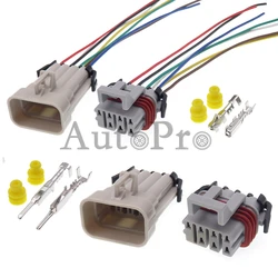 1 Set 7 Hole 12047938 12047933 Automobile AC Assembly Accessories Car Cable Harness Socket Auto Waterproof Male Female Connector
