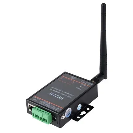 HF2211 Industrial Modbus Serial RS232 RS485 RS422 To WiFi Ethernet Converter Device Modbus 4M Flash Connector