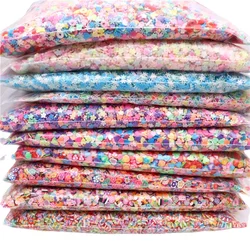 Wholesale 490g 5mm Polymer Clay Slices Heart Star Fruit Flower Candy Hot Clay for DIY Plastic Boxi Slime Making Crafts Confetti