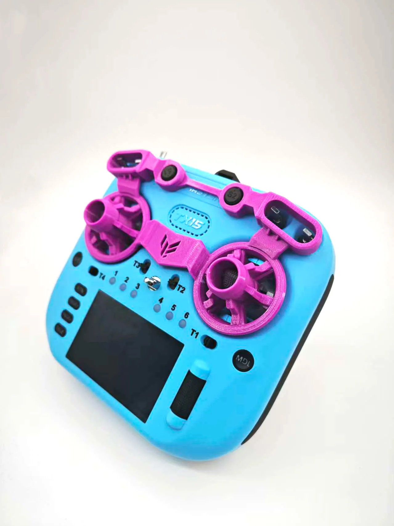 1 Stück 3D-gedruckte Schutzhülle für RC-Funkfernbedienung aus TPU, Gimbal-Stick-Schutz für RadioMaster TX15 Max Fernbedienung – Detail 4