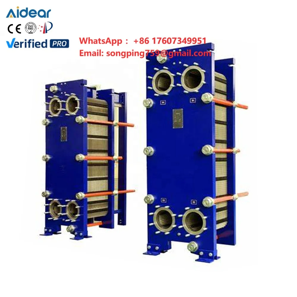 SS316L Detachable Plate Heat Exchanger for Chemical Process Liquid Cooling Heating and Solvent Recovery Applications