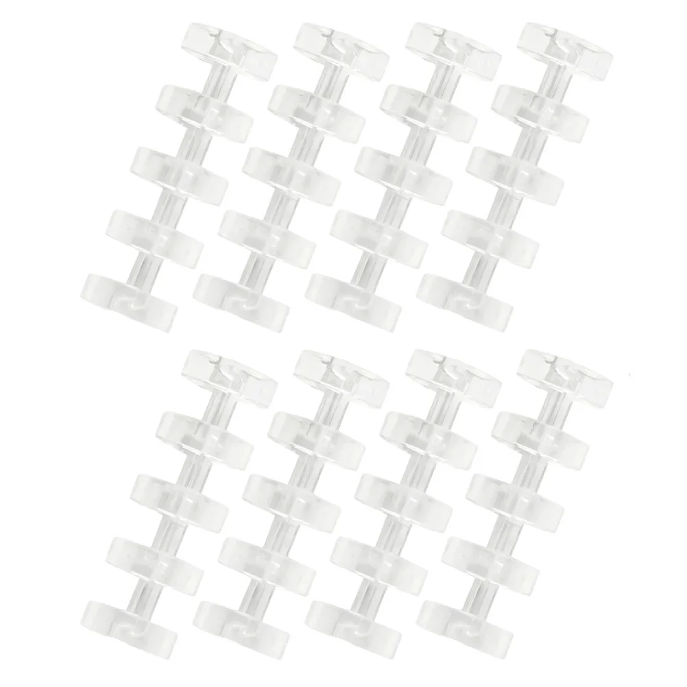 

8pcs Five-Hole Segmented Binder Creative Scrapbook Clips Office Stationery Supplies File Binder Practical Loose Leaf
