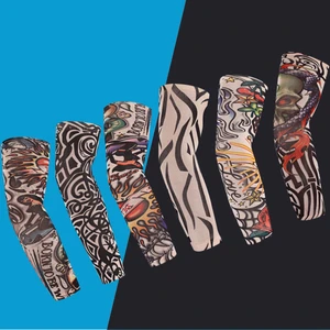 Neue Unisex -Kühlarmheizung, schnelles Trocknen, UV -Schutz, Radfahren im Freien, Armärmel, Mode -Tattoo, bedruckter Sonnenschutzmantel 10 Hauptverkäufe Tatoo Arm Manga - №3