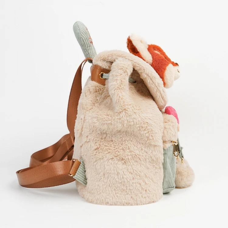 Disney Judy Nick Plush Autumn/Winter Backpack Cute Animal Backpack Large Capacity Backpack Christmas Gift